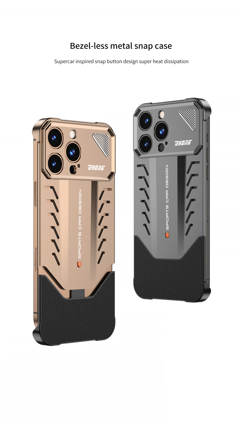 Sports Car Design Shockproof Case with Ring Stand - Premium Protection For iPhone