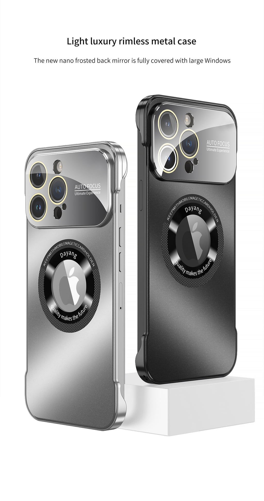 Magnetic Aromatherapy Case with Ring Stand - Shockproof Protection For iPhone