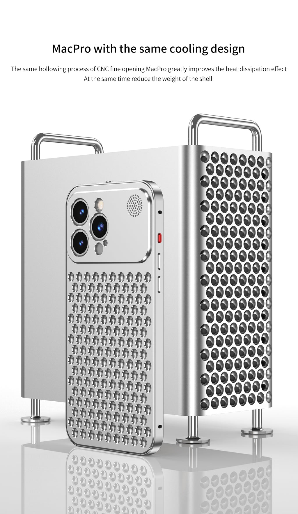 Heat Dissipation Aromatherapy Case with Ring Stand - Shockproof Protection For iPhone