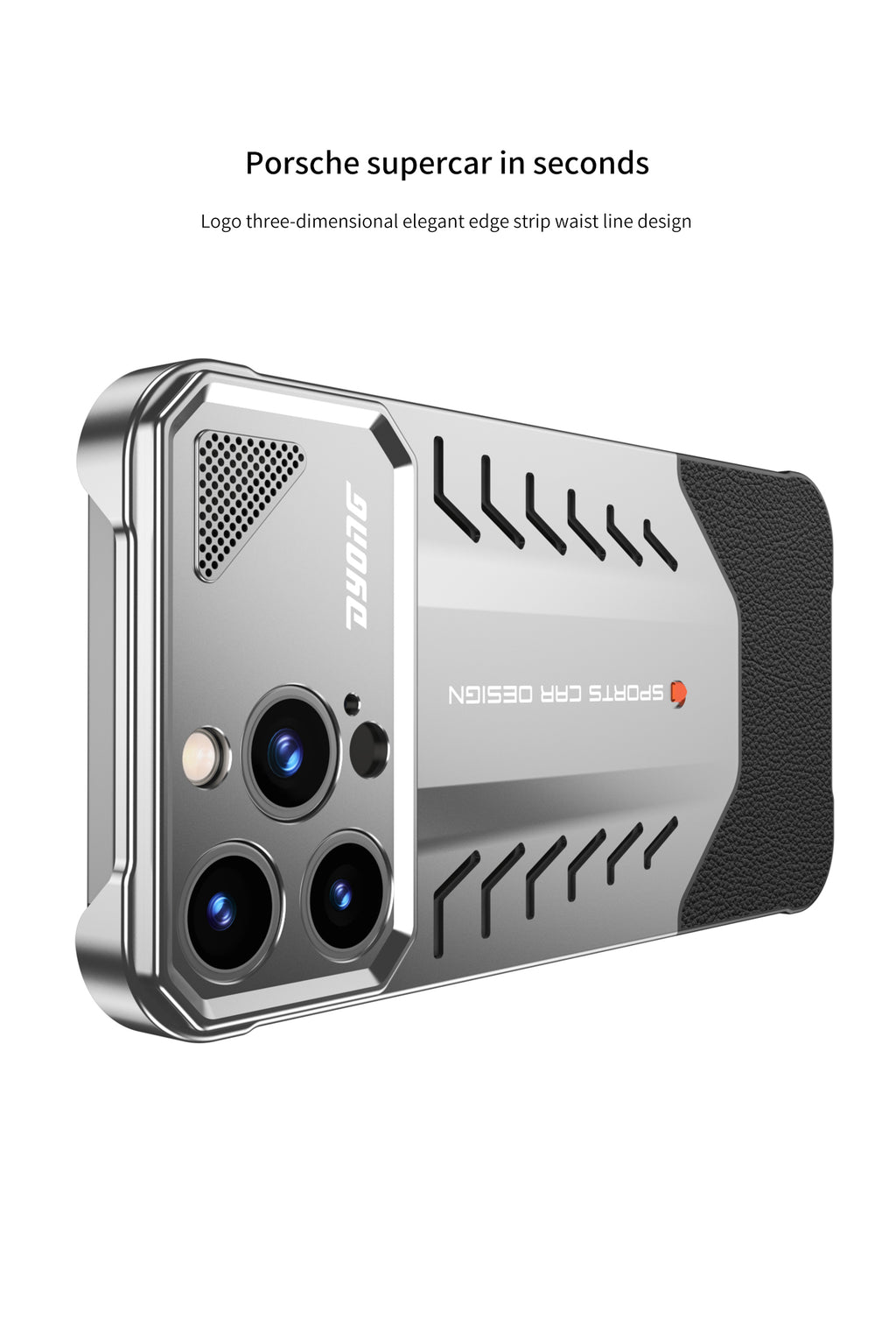 Sports Car Design Shockproof Case with Ring Stand - Premium Protection For iPhone