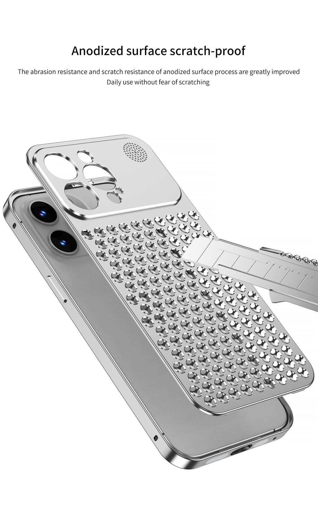 Heat Dissipation Aromatherapy Case with Ring Stand - Shockproof Protection For iPhone