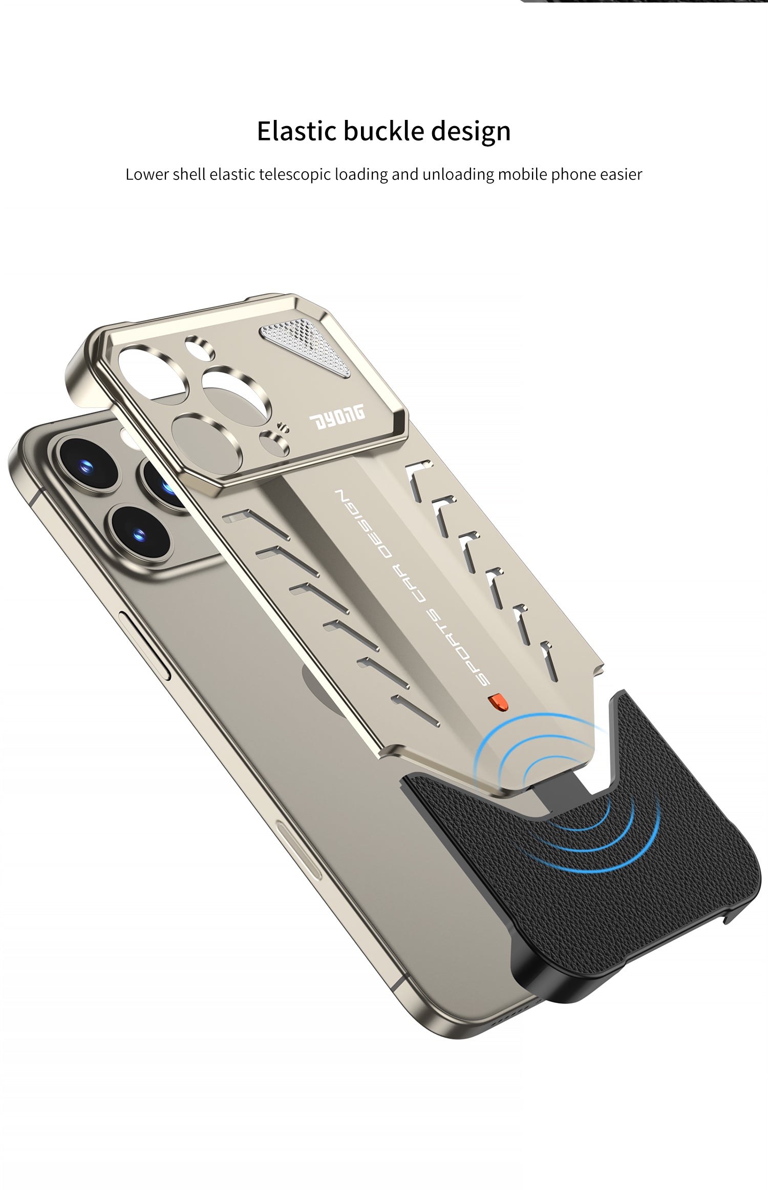 Sports Car Design Shockproof Case with Ring Stand - Premium Protection For iPhone