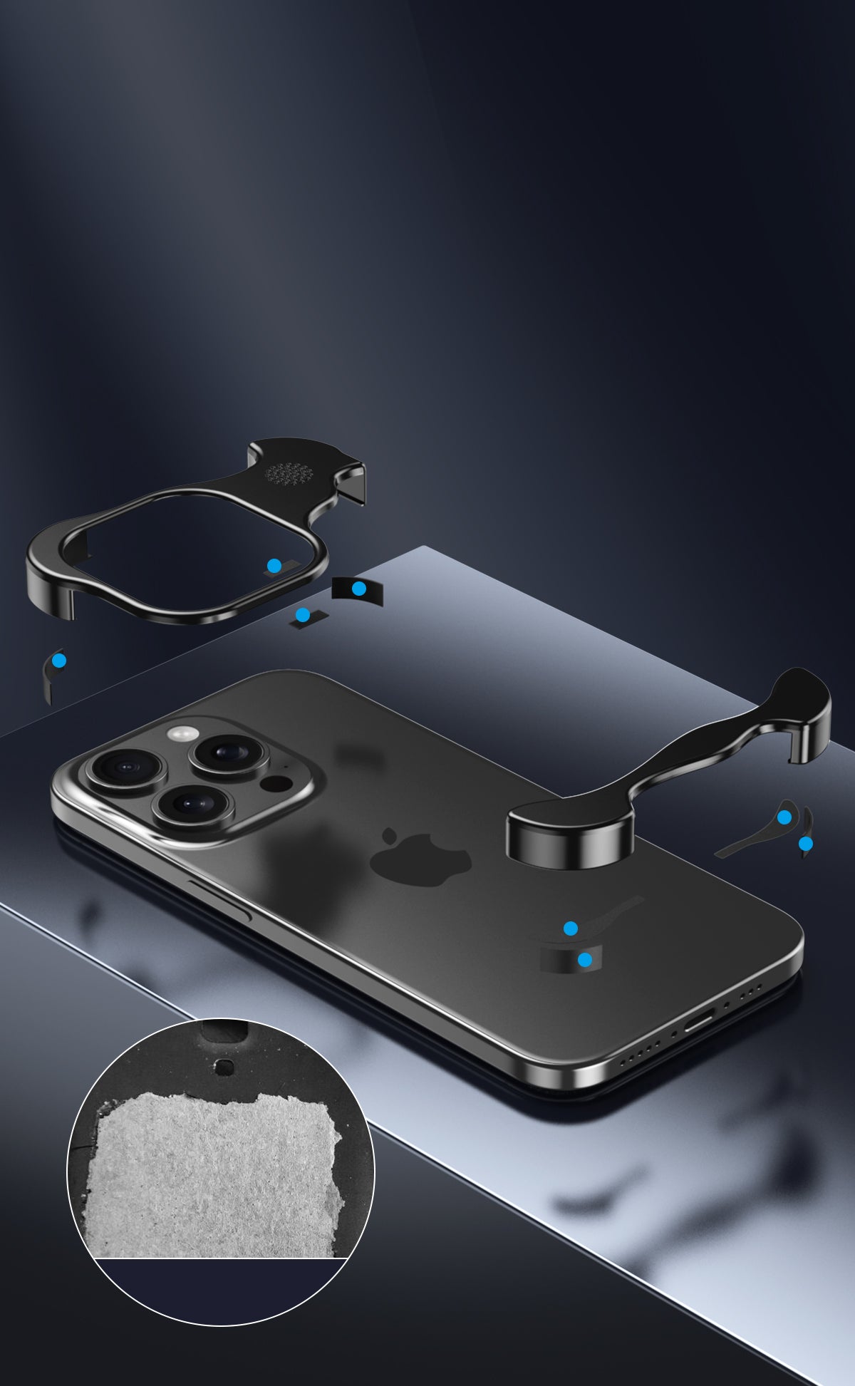 Unique Design Aromatherapy Case with Ring Stand - Shockproof Protection For iPhone