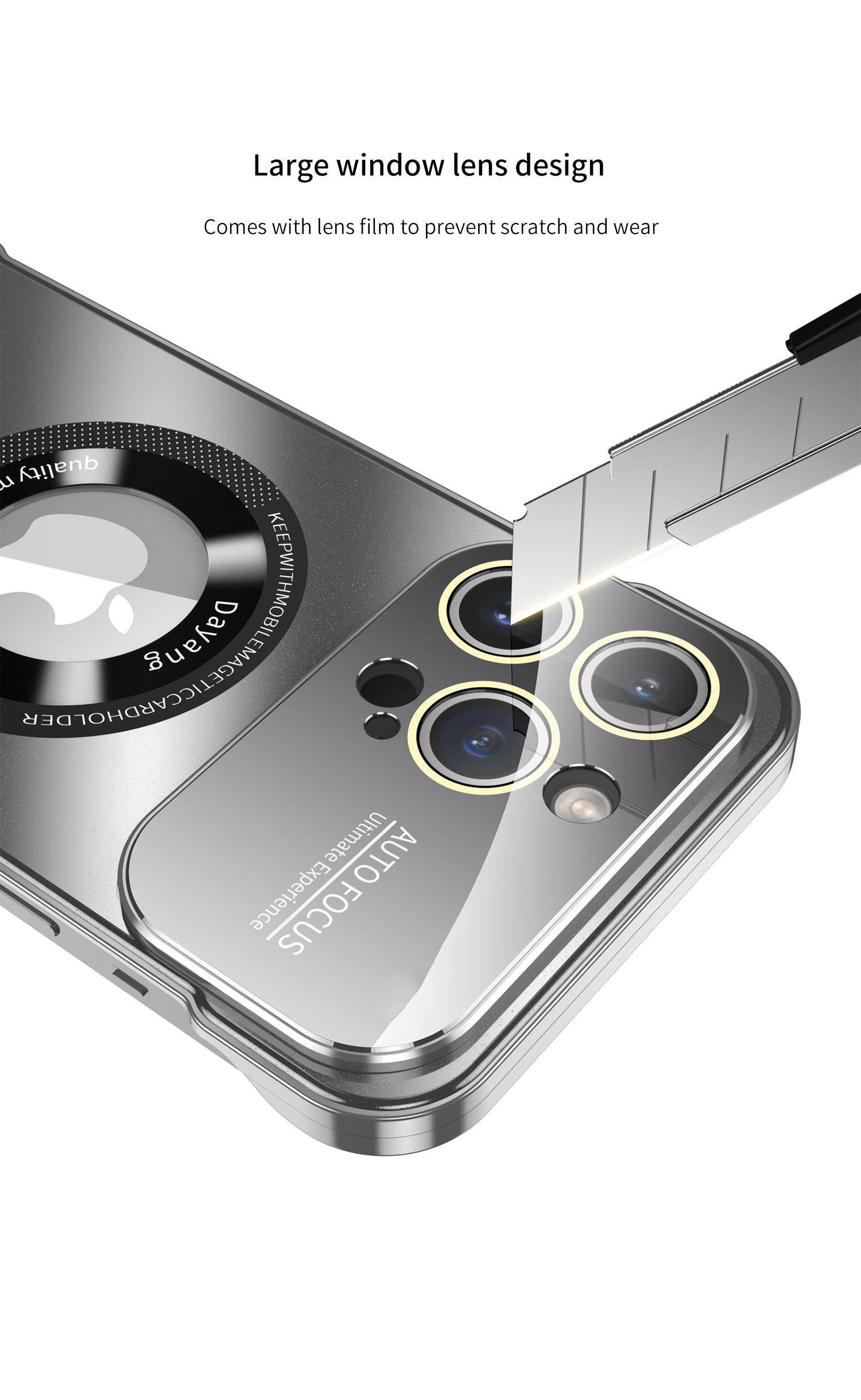 Magnetic Aromatherapy Case with Ring Stand - Shockproof Protection For iPhone