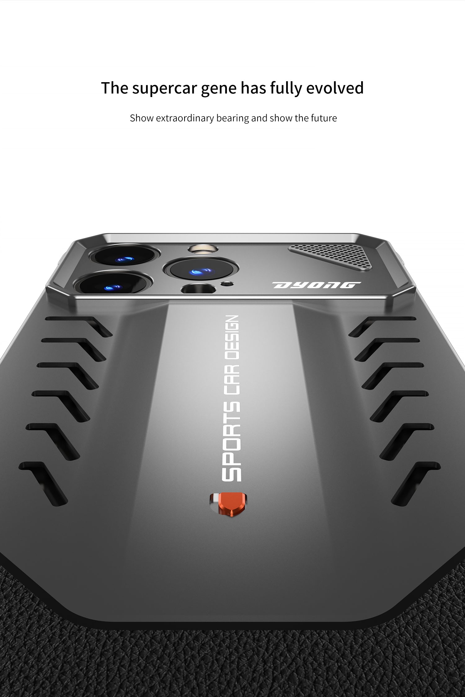 Sports Car Design Shockproof Case with Ring Stand - Premium Protection For iPhone