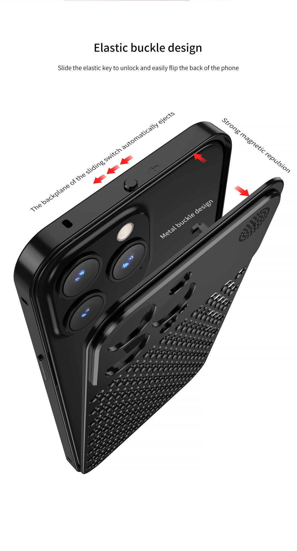 Heat Dissipation Aromatherapy Case with Ring Stand - Shockproof Protection For iPhone