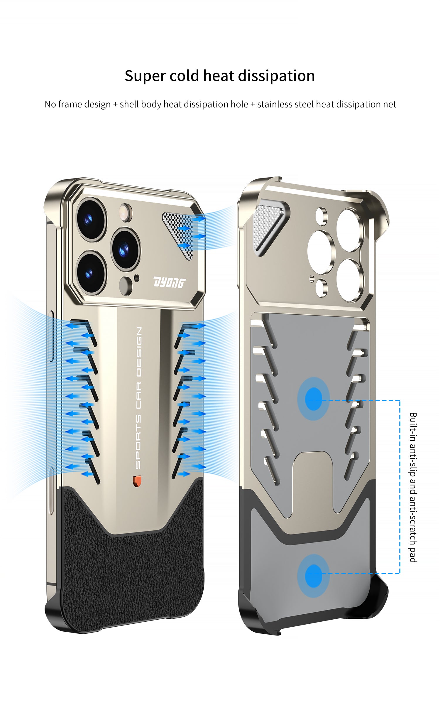 Sports Car Design Shockproof Case with Ring Stand - Premium Protection For iPhone