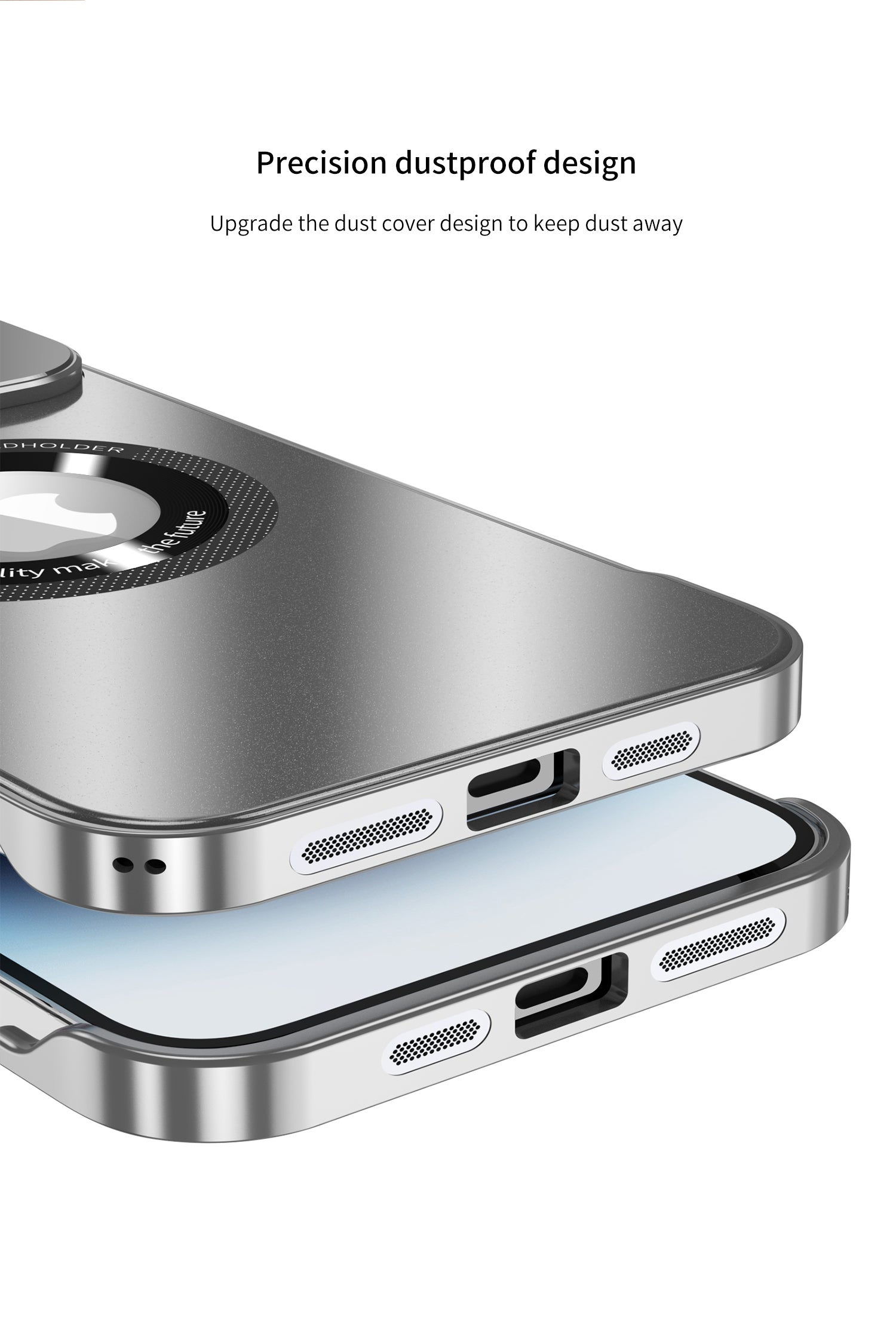 Magnetic Aromatherapy Case with Ring Stand - Shockproof Protection For iPhone