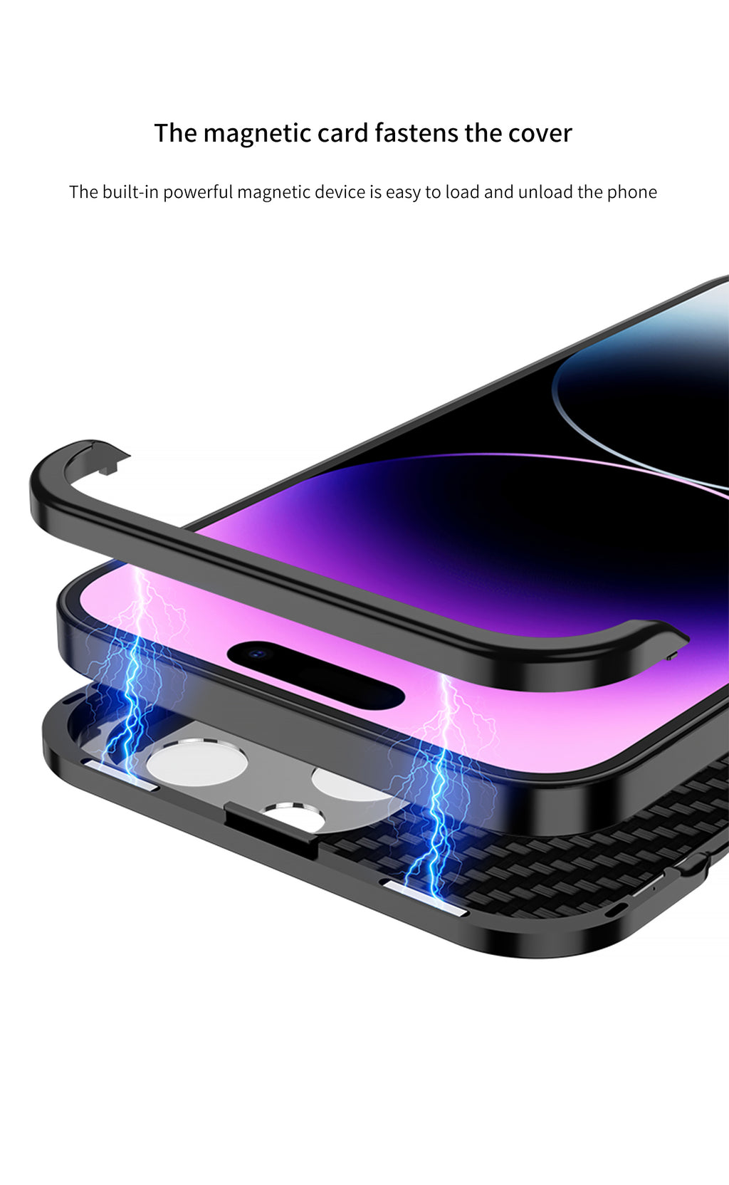 Magnetic Aromatherapy Case with Ring Stand - Shockproof Protection For iPhone