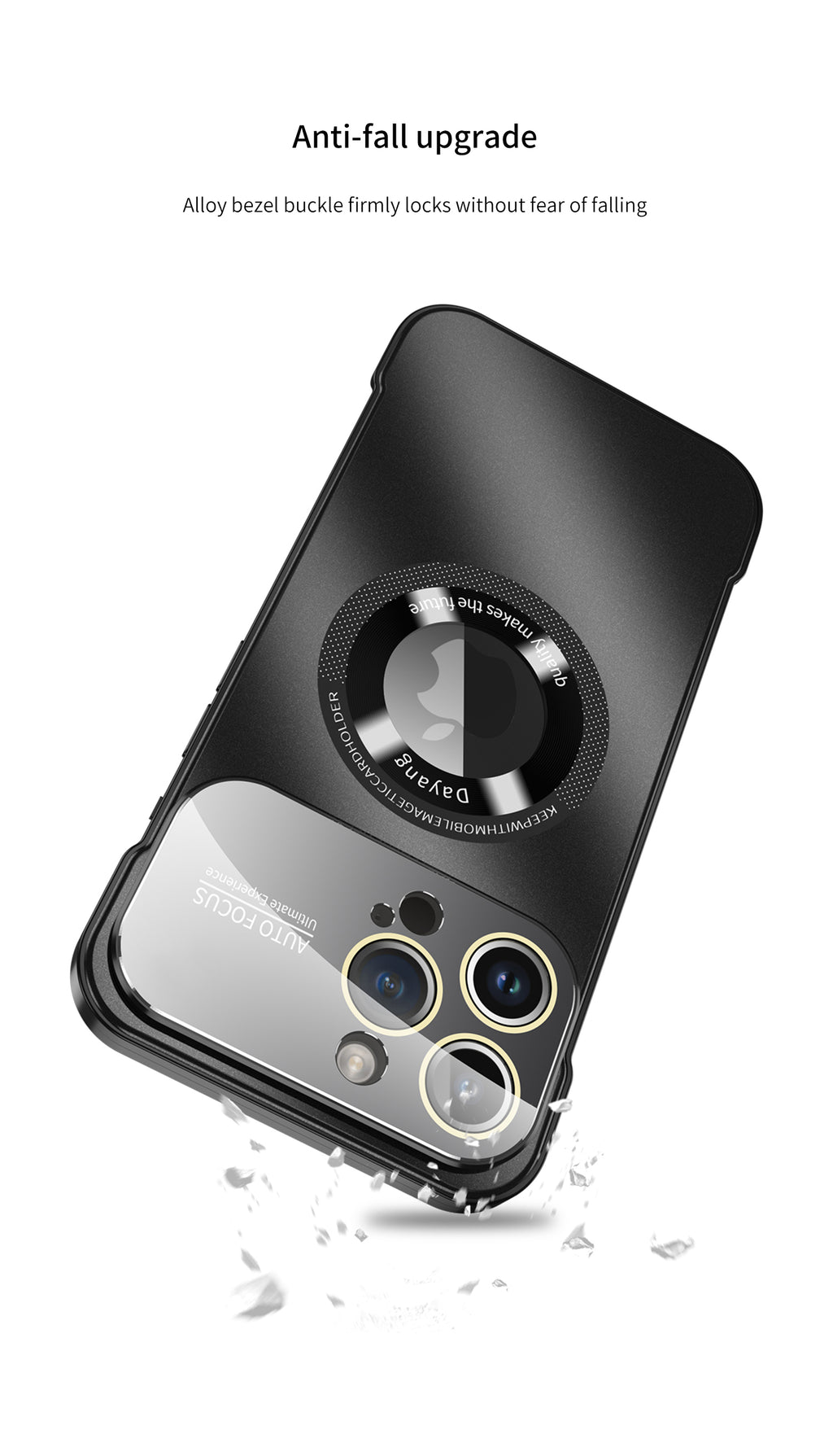 Magnetic Aromatherapy Case with Ring Stand - Shockproof Protection For iPhone