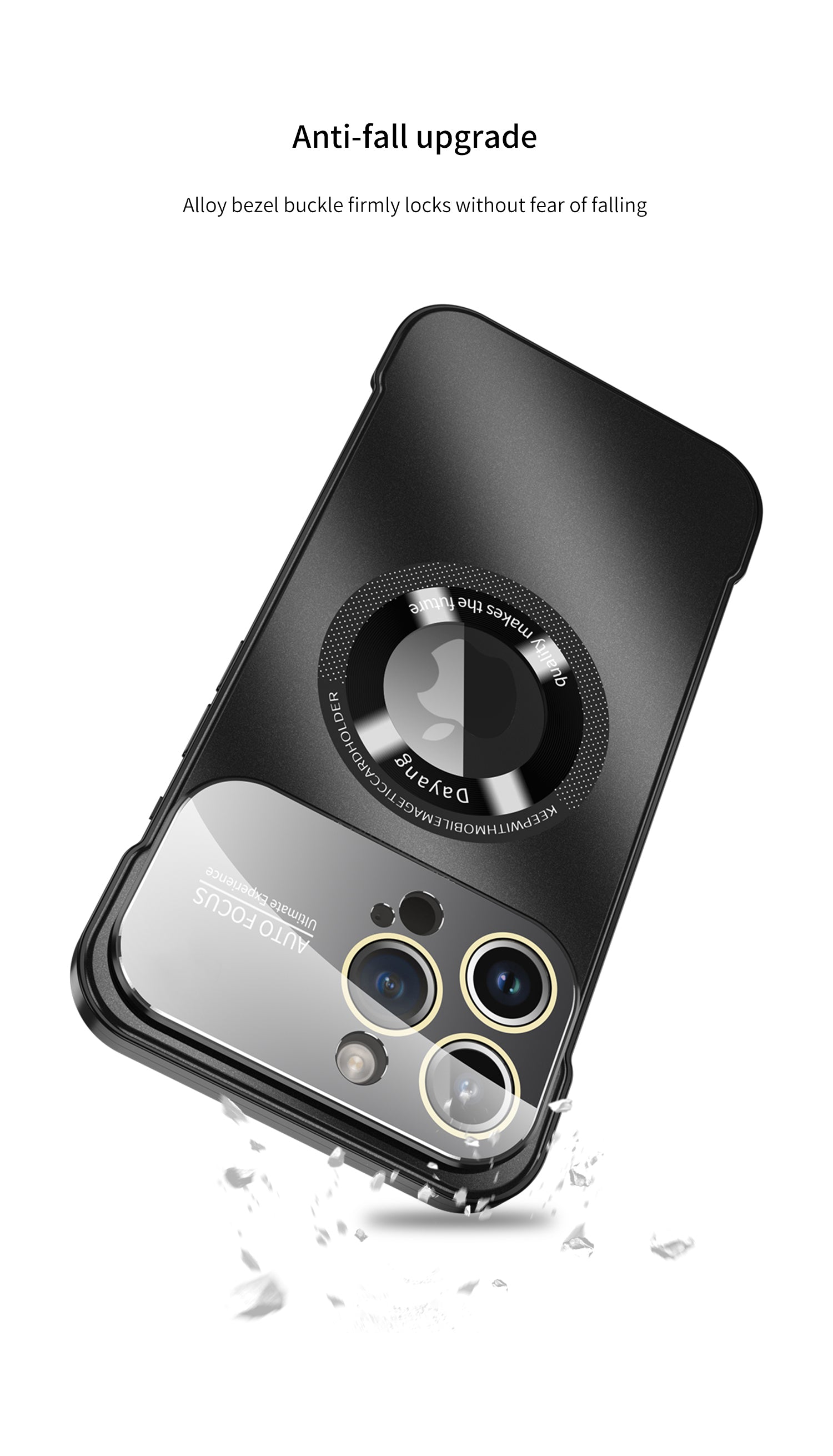 Magnetic Aromatherapy Case with Ring Stand - Shockproof Protection For iPhone