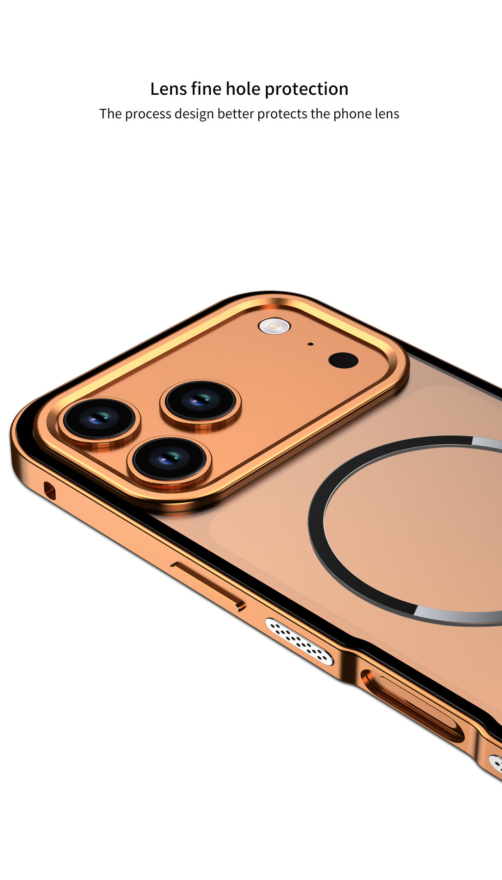 Single-sided Elastic Metal Shell - iPhone MagSafe Case For iPhone