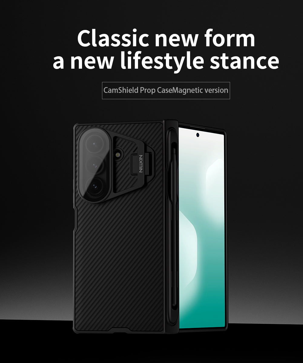 Nillkin Samsung Galaxy Z Fold 7 CamShield Prop Magnetic Case Transparent Lens Guard Version (S Pen version) For Samsung