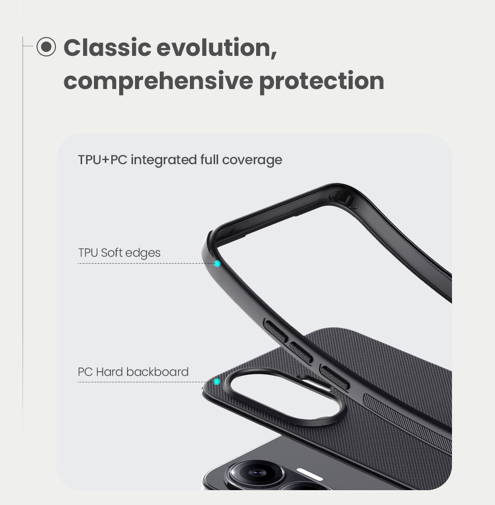 Nillkin Xiaomi Poco F7 Super Frosted Shield Pro Magnetic Case（With magnetic suction function only）For Xiaomi