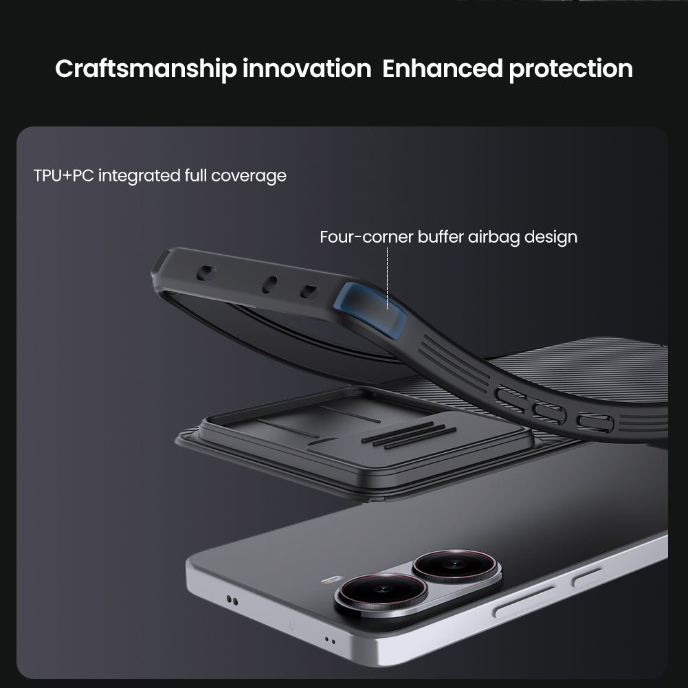 Nillkin Xiaomi Redmi Turbo 4 CamShield Pro Magnetic Case （With magnetic suction function only）For Xiaomi