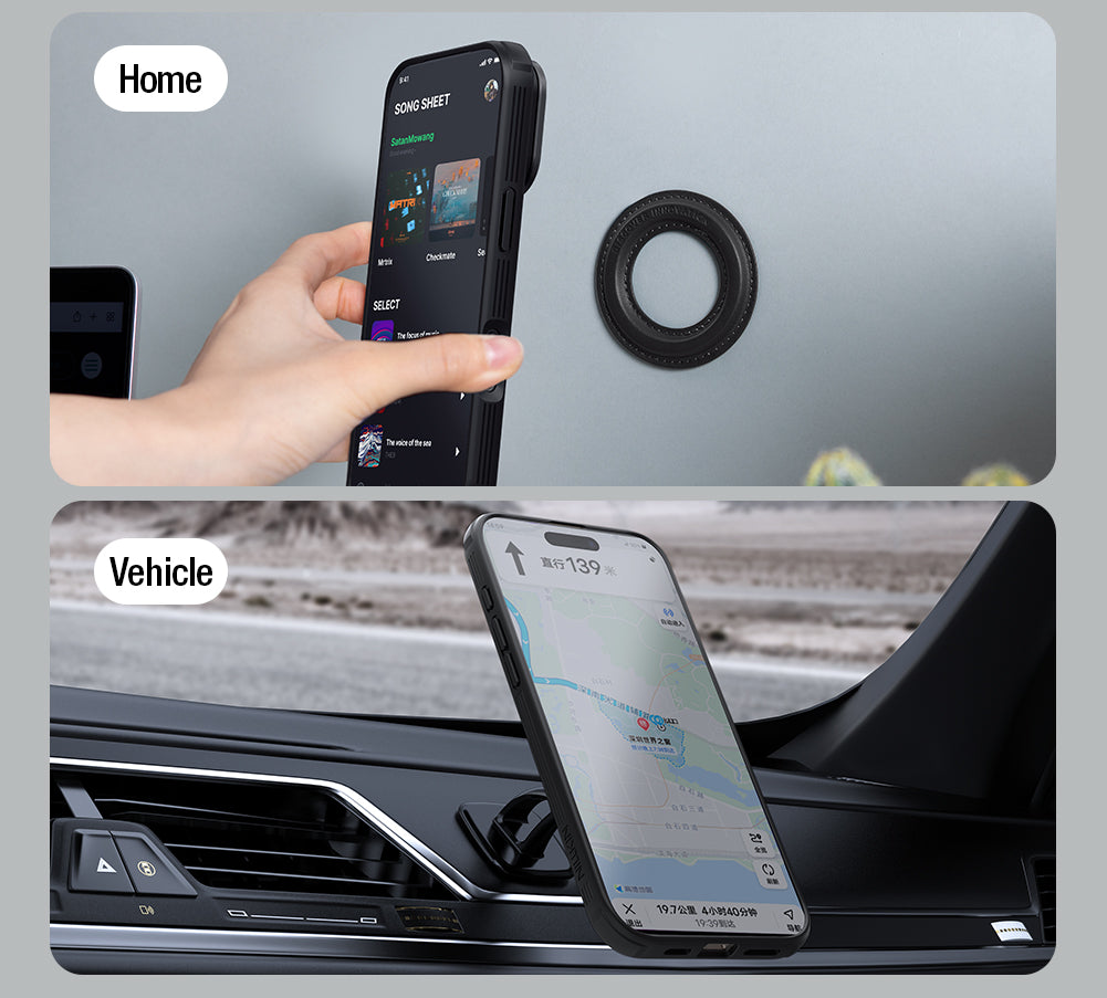 Nillkin Apple Phone 17 Pro CamShield Prop Magnetic Case Transparent Lens Guard Version (Clear Version) For iPhone