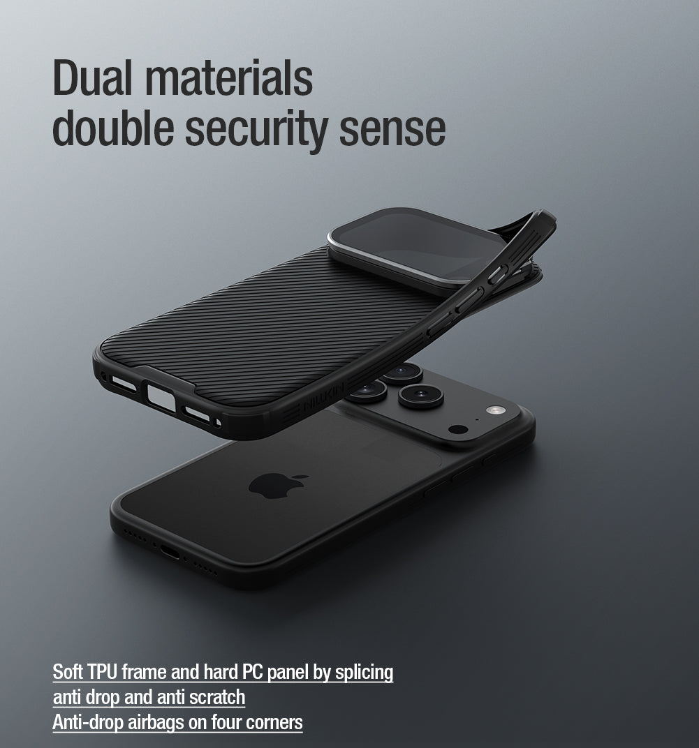 Nillkin Apple Phone 17 Pro CamShield Prop Magnetic Case Transparent Lens Guard Version (Clear Version) For iPhone