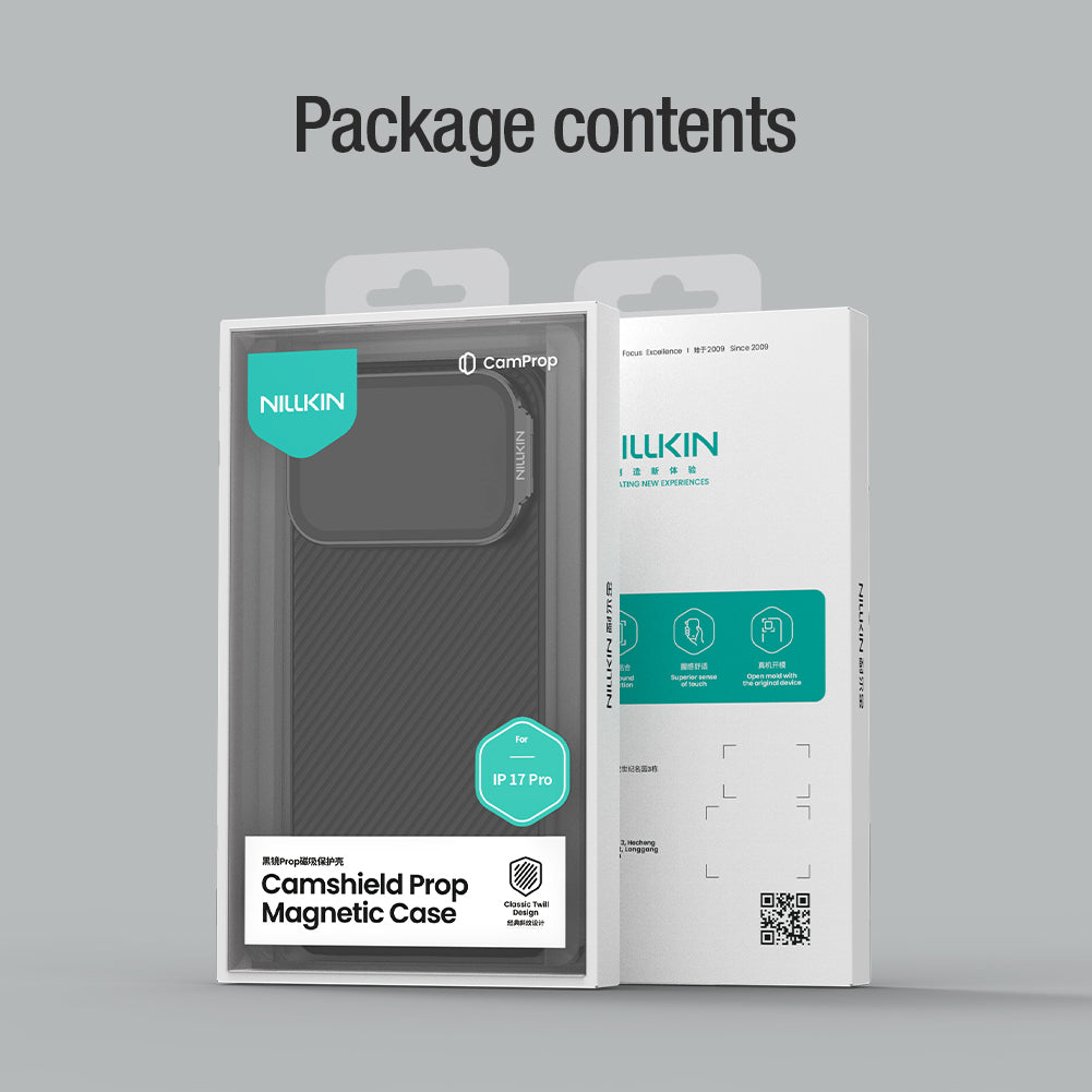 Nillkin Apple Phone 17 Pro CamShield Prop Magnetic Case Transparent Lens Guard Version (Clear Version) For iPhone