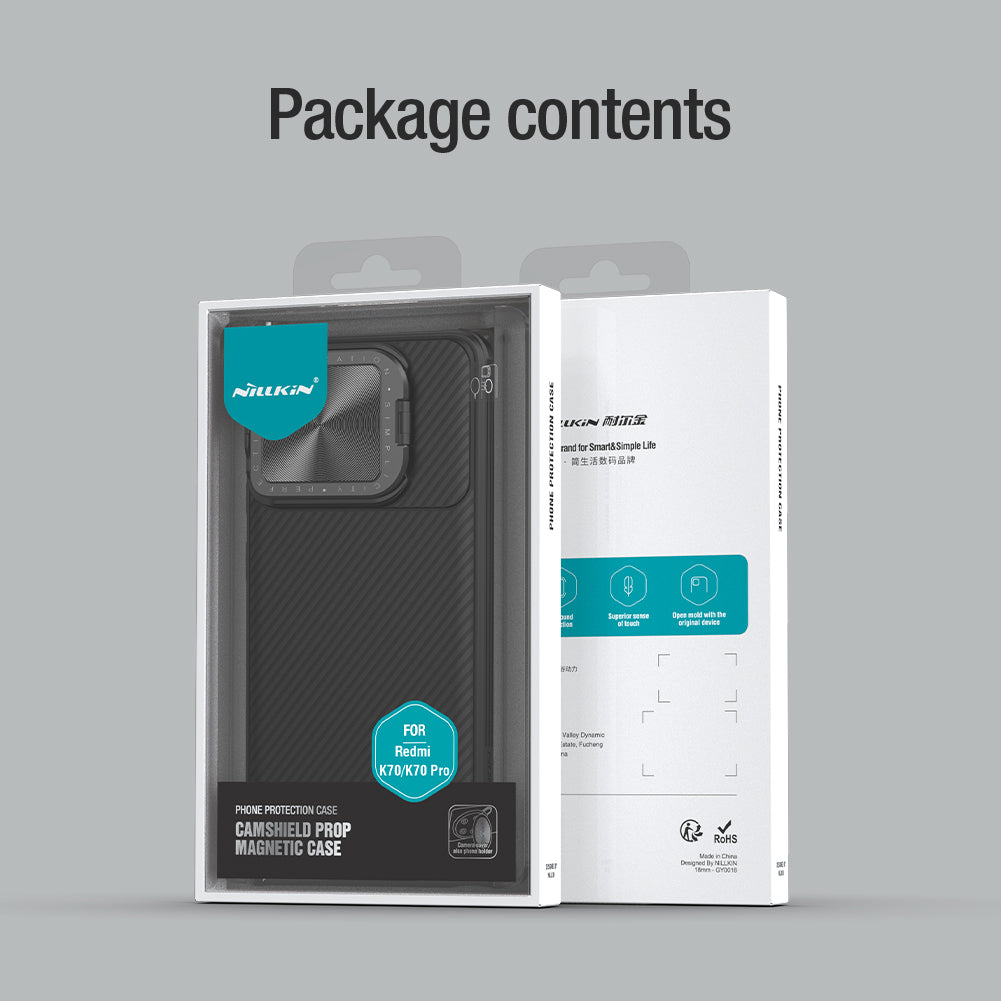 NillkinXiaomi Redmi K70/K70 Pro CamShield Prop Magnetic Case For Xiaomi