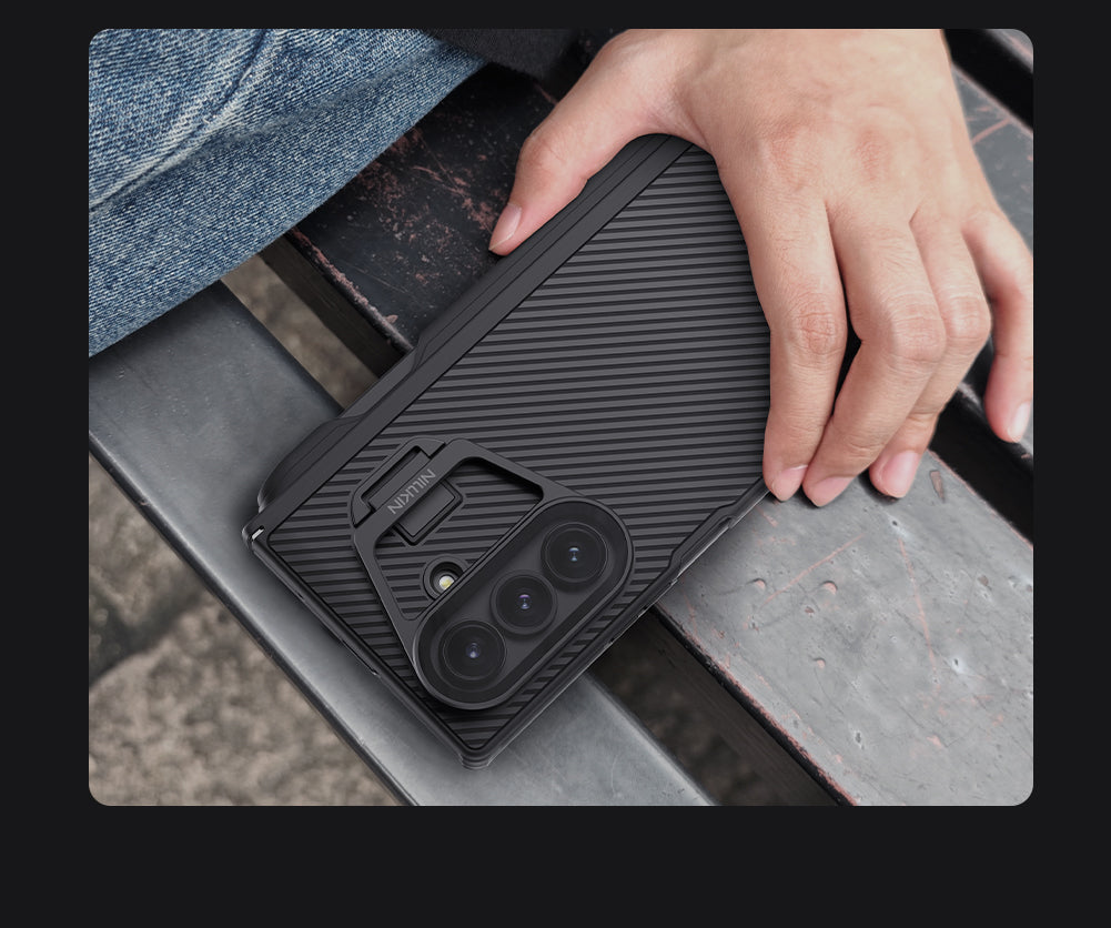 Nillkin Samsung Galaxy Z Fold 7 CamShield Prop Magnetic Case Transparent Lens Guard Version (S Pen version) For Samsung