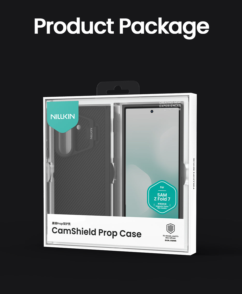 Nillkin Samsung Galaxy Z Fold 7 CamShield Prop Magnetic Case Transparent Lens Guard Version (S Pen version) For Samsung