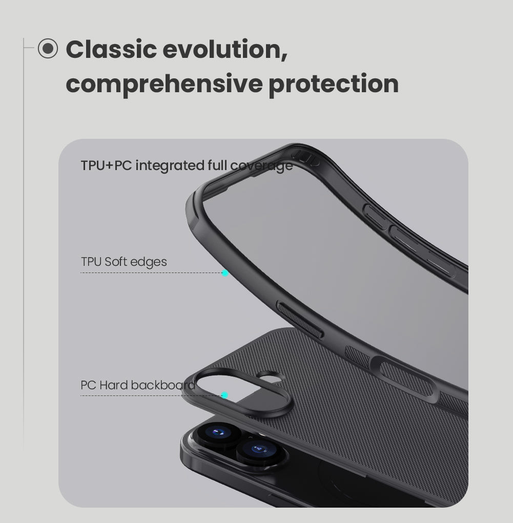 Nillkin Apple iPhone 17 Super Frosted Shield Pro Magnetic Case（MagSafe function）For iPhone