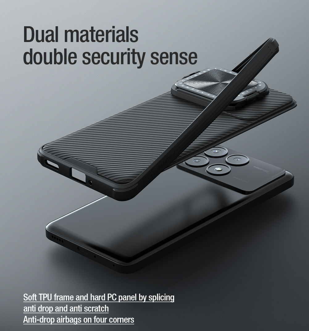 NillkinXiaomi Redmi K70/K70 Pro CamShield Prop Magnetic Case For Xiaomi