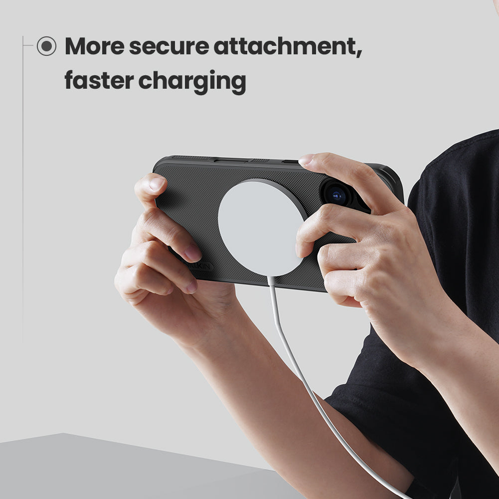 Nillkin Apple iPhone 17 Super Frosted Shield Pro Magnetic Case（MagSafe function）For iPhone