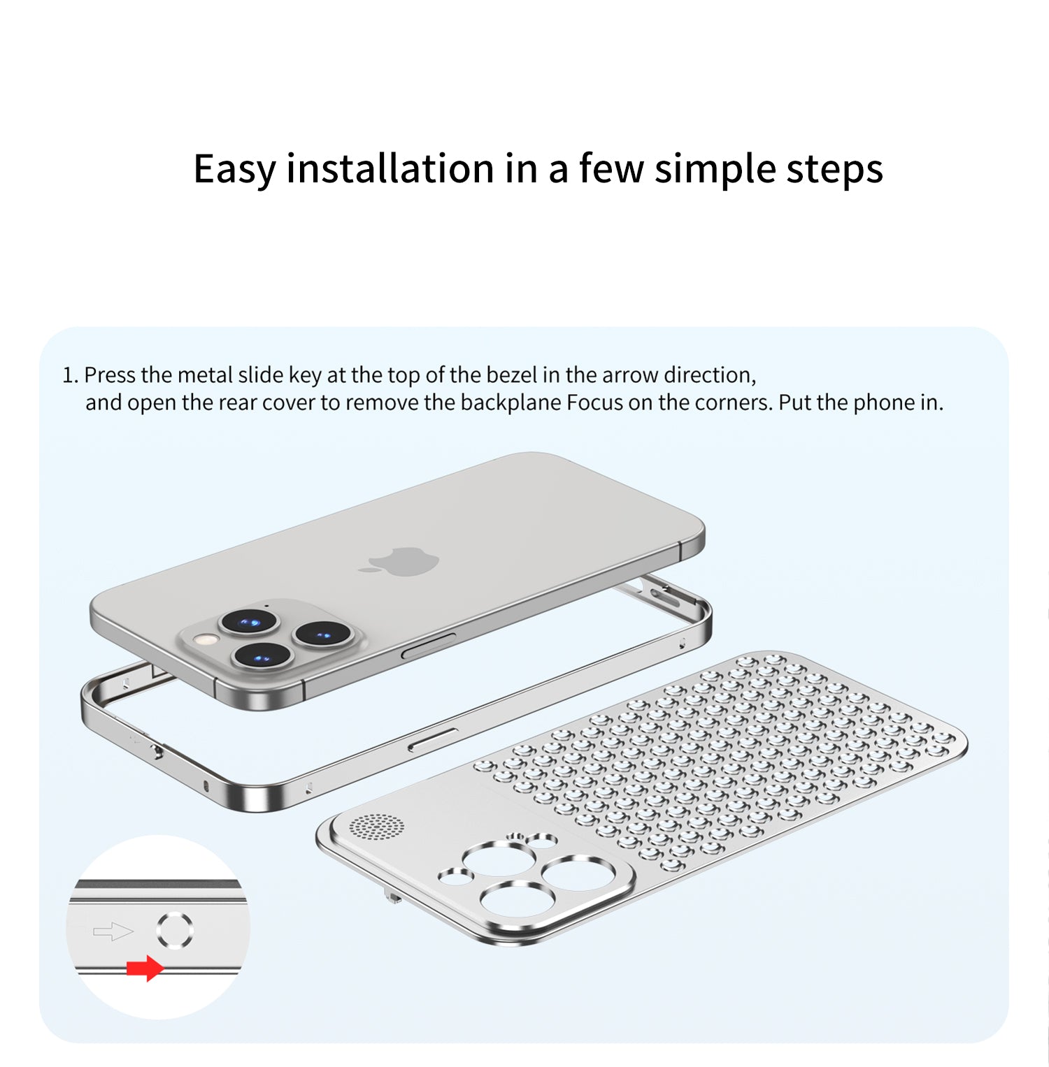 Heat Dissipation Aromatherapy Case with Ring Stand - Shockproof Protection For iPhone
