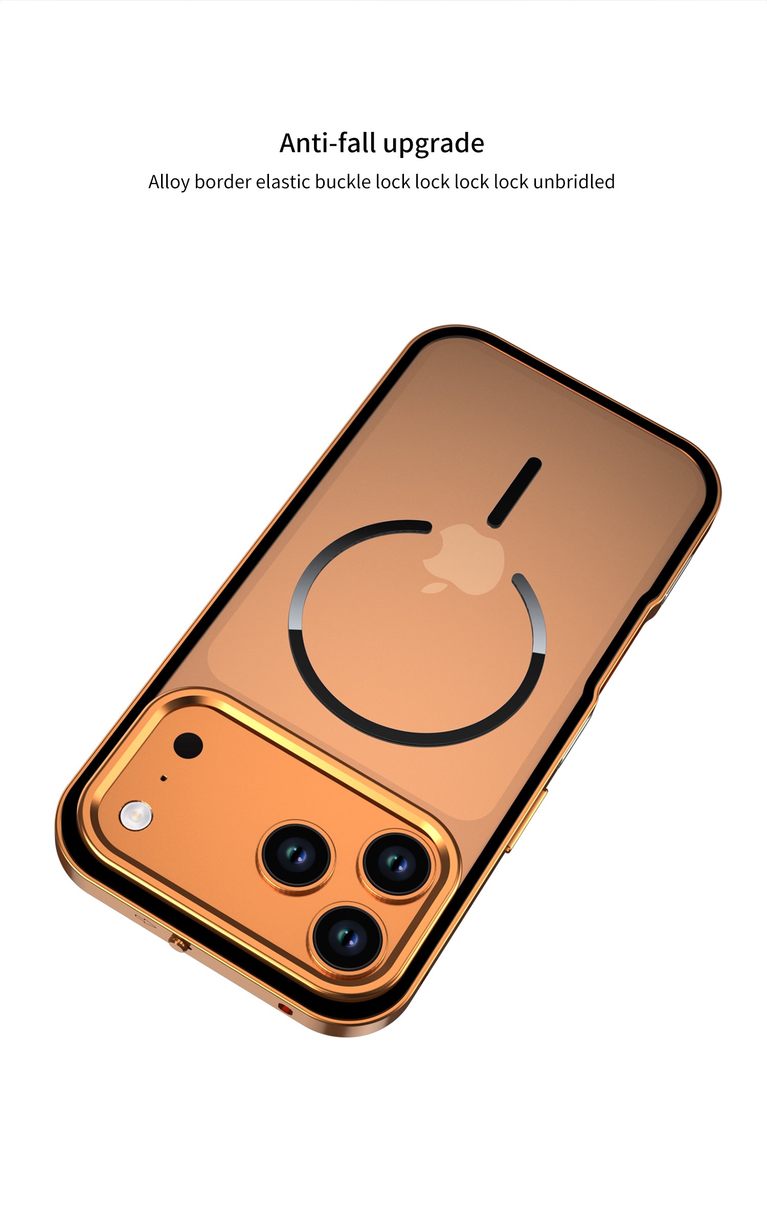 Single-sided Elastic Metal Shell - iPhone MagSafe Case For iPhone