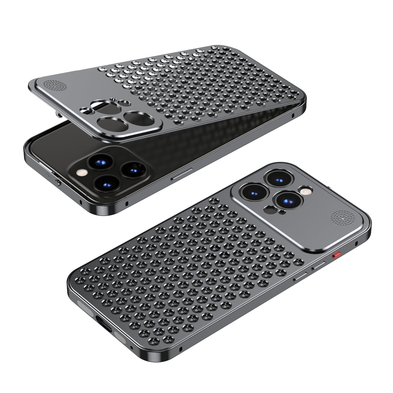 Heat Dissipation Aromatherapy Case with Ring Stand - Shockproof Protection For iPhone