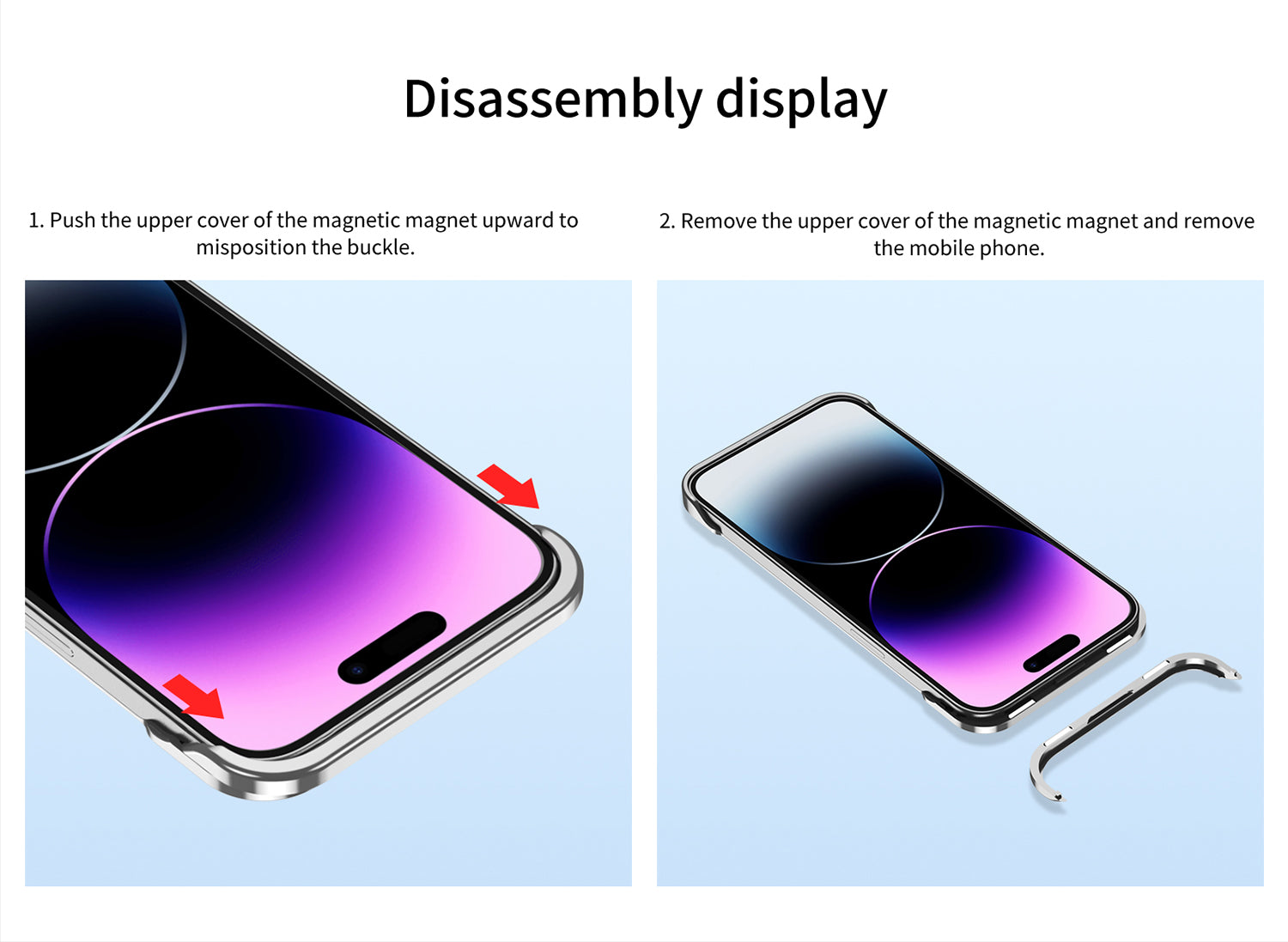 Magnetic Aromatherapy Case with Ring Stand - Shockproof Protection For iPhone