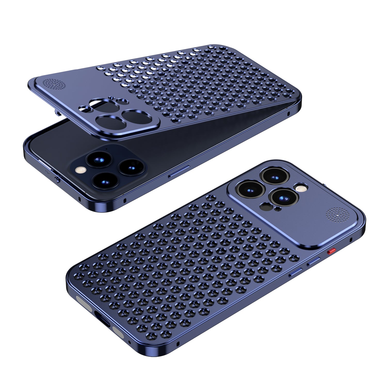 Heat Dissipation Aromatherapy Case with Ring Stand - Shockproof Protection For iPhone