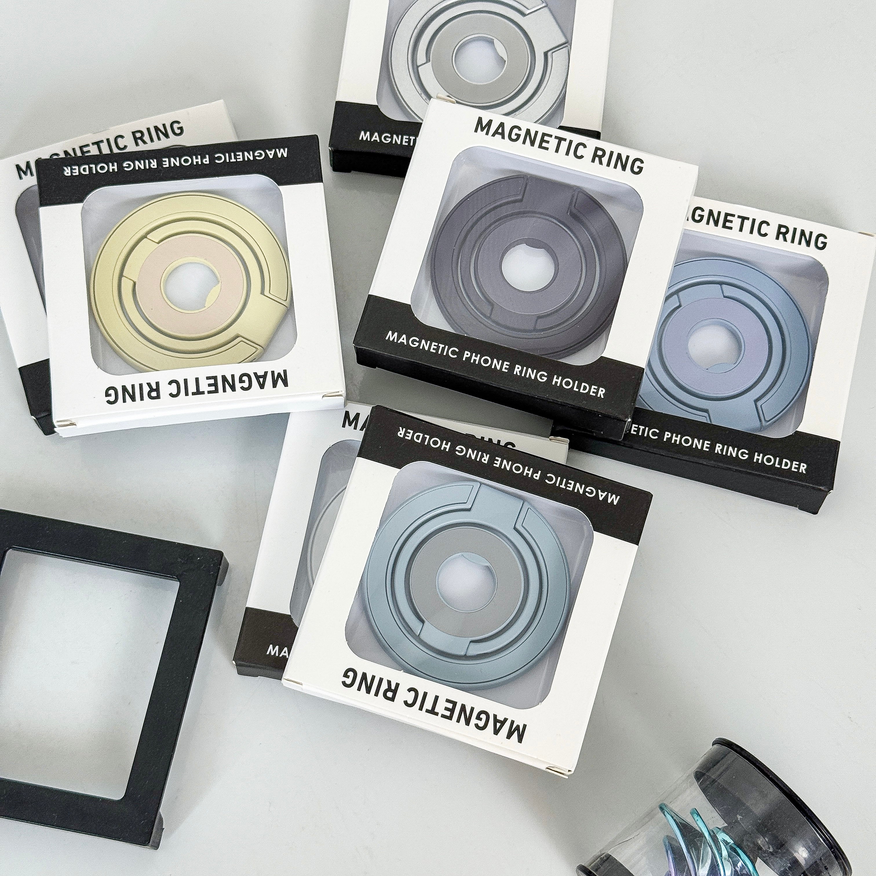 Magnetic Candy Color Metal Ring Stand - Premium Protection For Phone