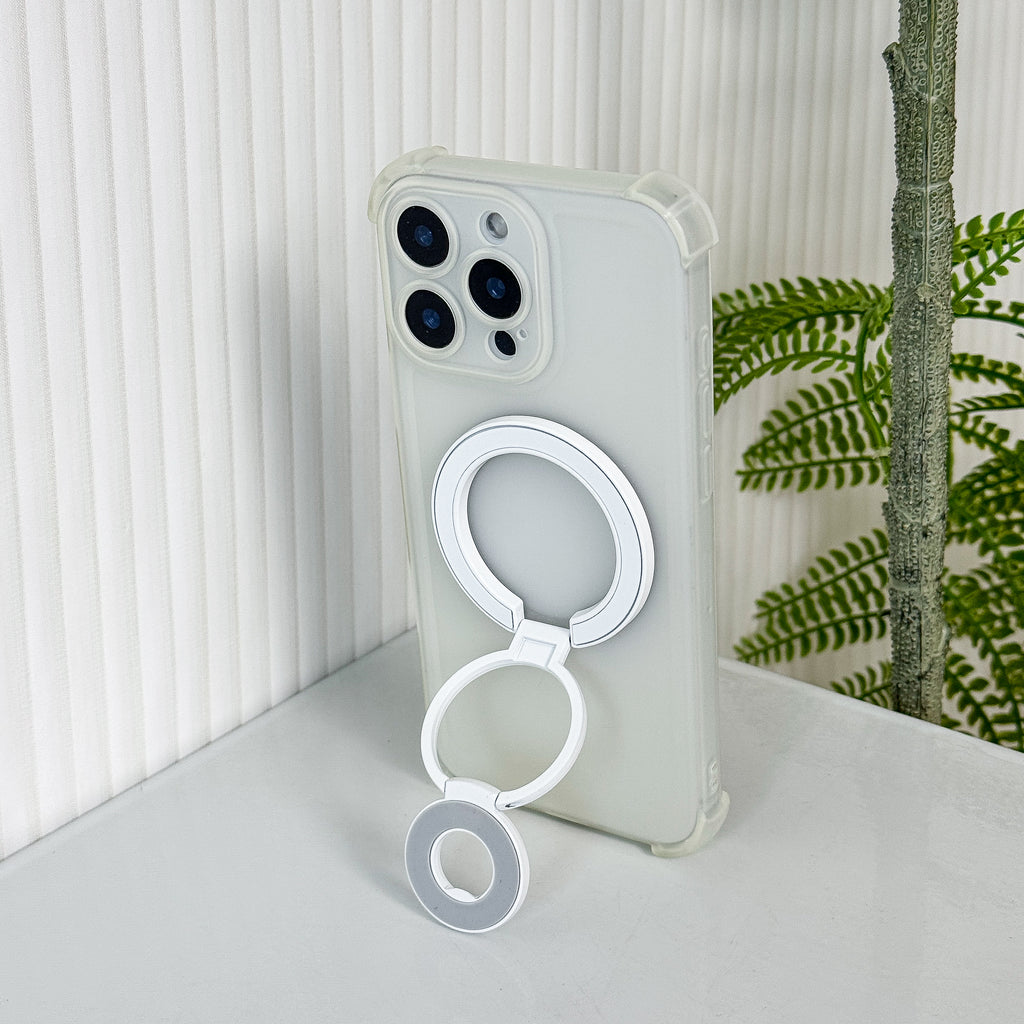Magnetic Candy Color Metal Ring Stand - Premium Protection For Phone
