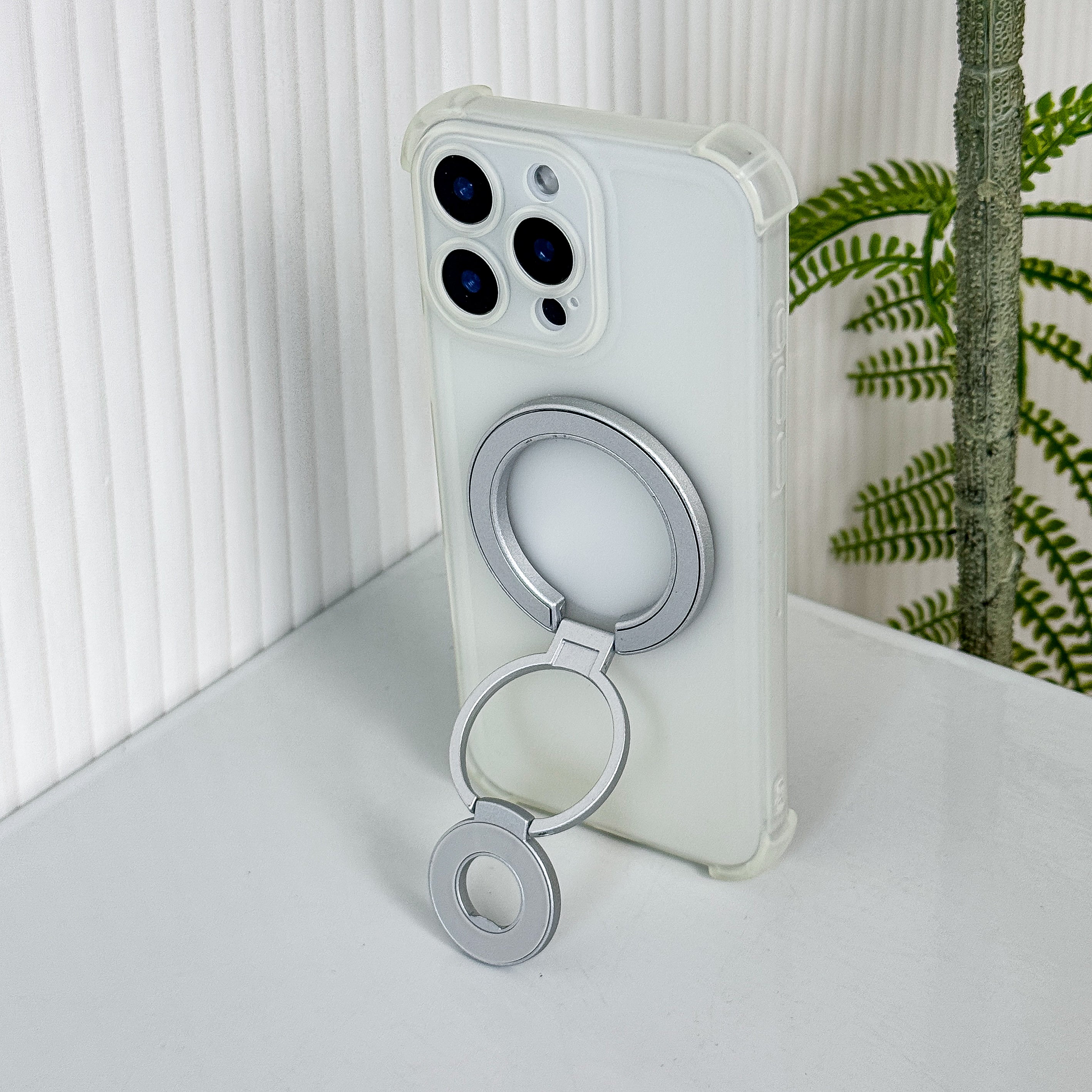 Magnetic Candy Color Metal Ring Stand - Premium Protection For Phone
