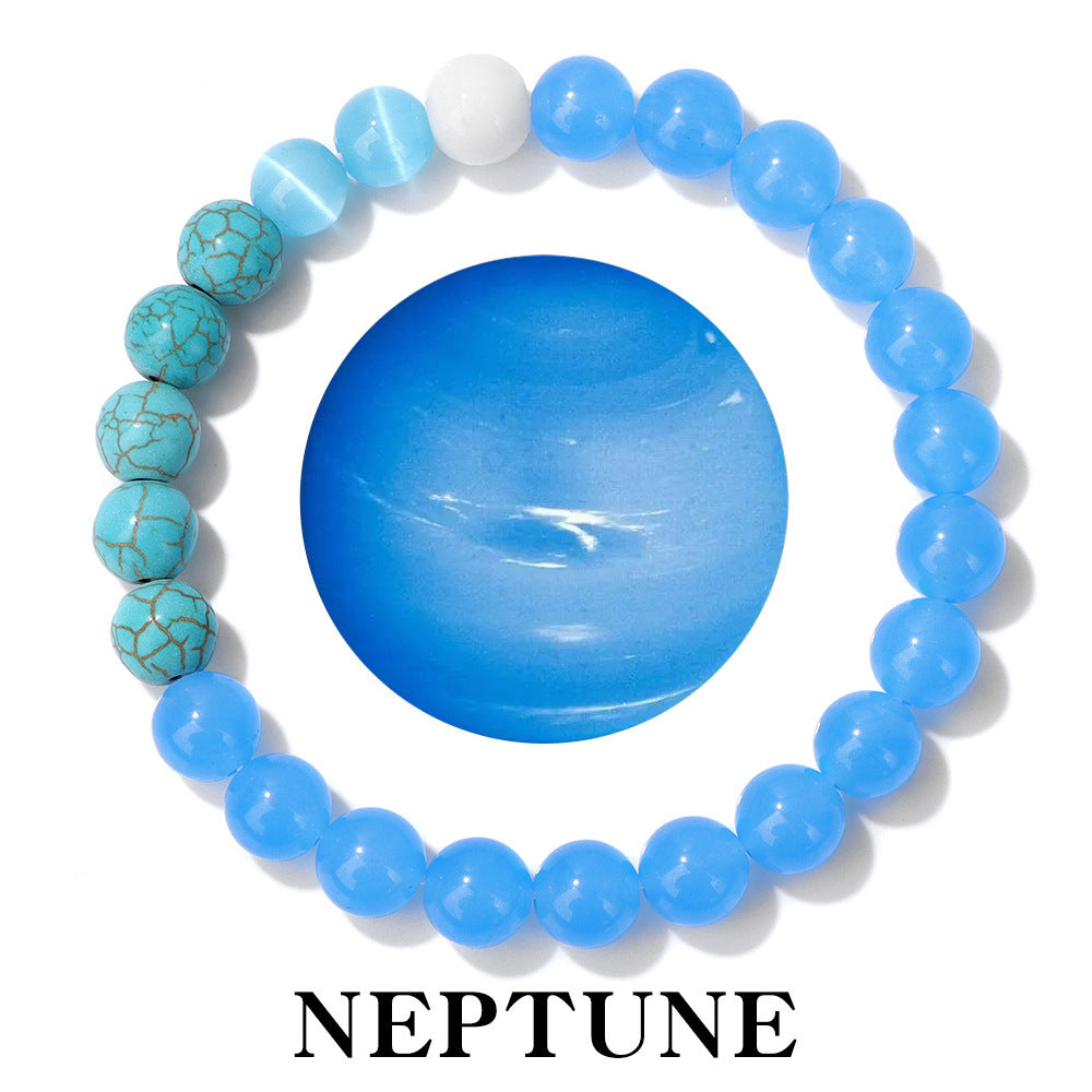 Solar System Planet Bracelet - Natural Stone Healing Crystal Bracelet