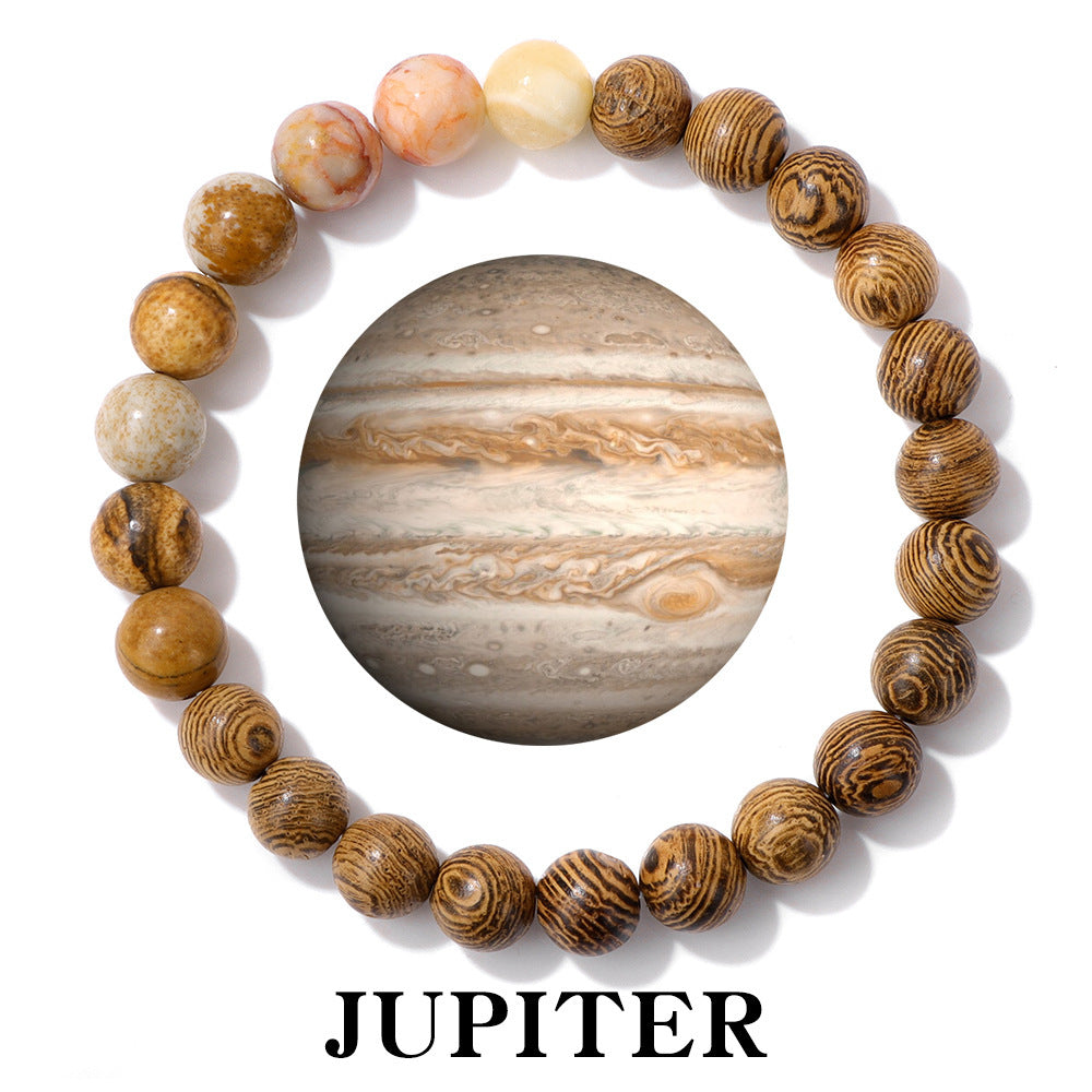 Solar System Planet Bracelet - Natural Stone Healing Crystal Bracelet