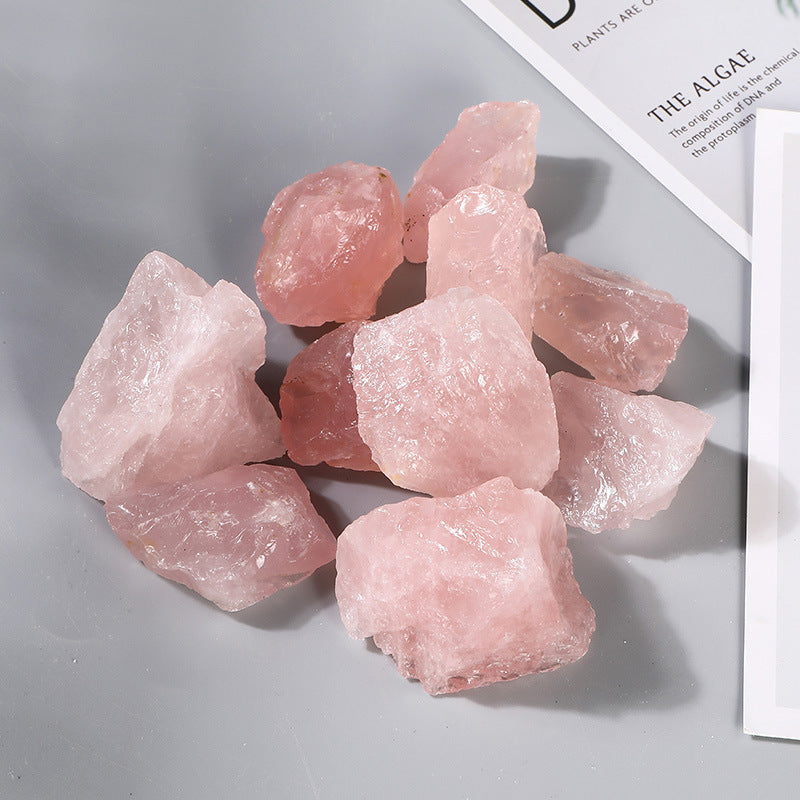 Natural Rose Quartz Raw Crystal - Love & Relationship Healing Stone