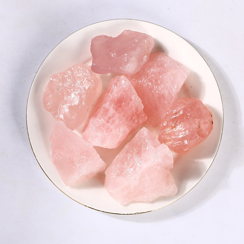 Natural Rose Quartz Raw Crystal - Love & Relationship Healing Stone