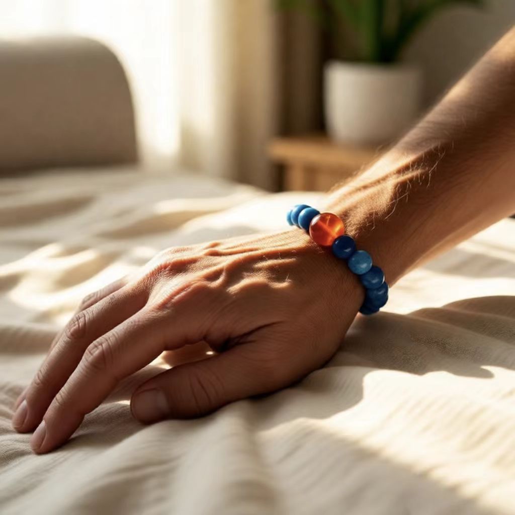 Ocean Energy Bracelet - Natural Stone Healing Crystal Bracelet