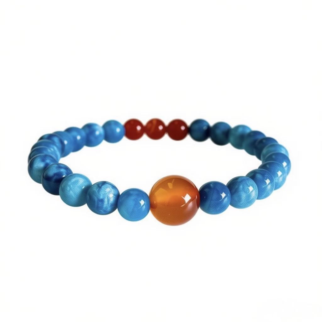 Ocean Energy Bracelet - Natural Stone Healing Crystal Bracelet