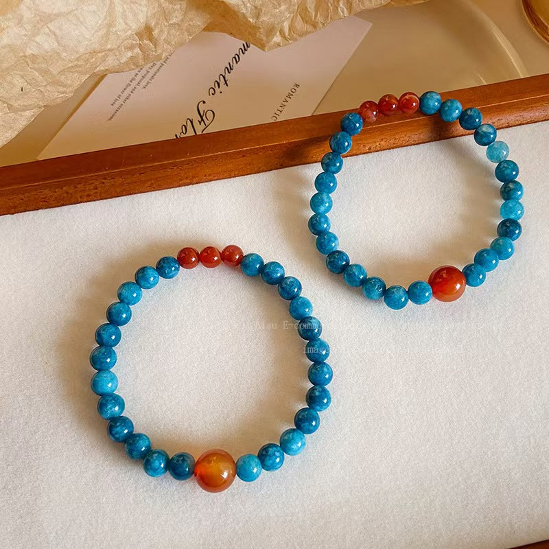 Ocean Energy Bracelet - Natural Stone Healing Crystal Bracelet