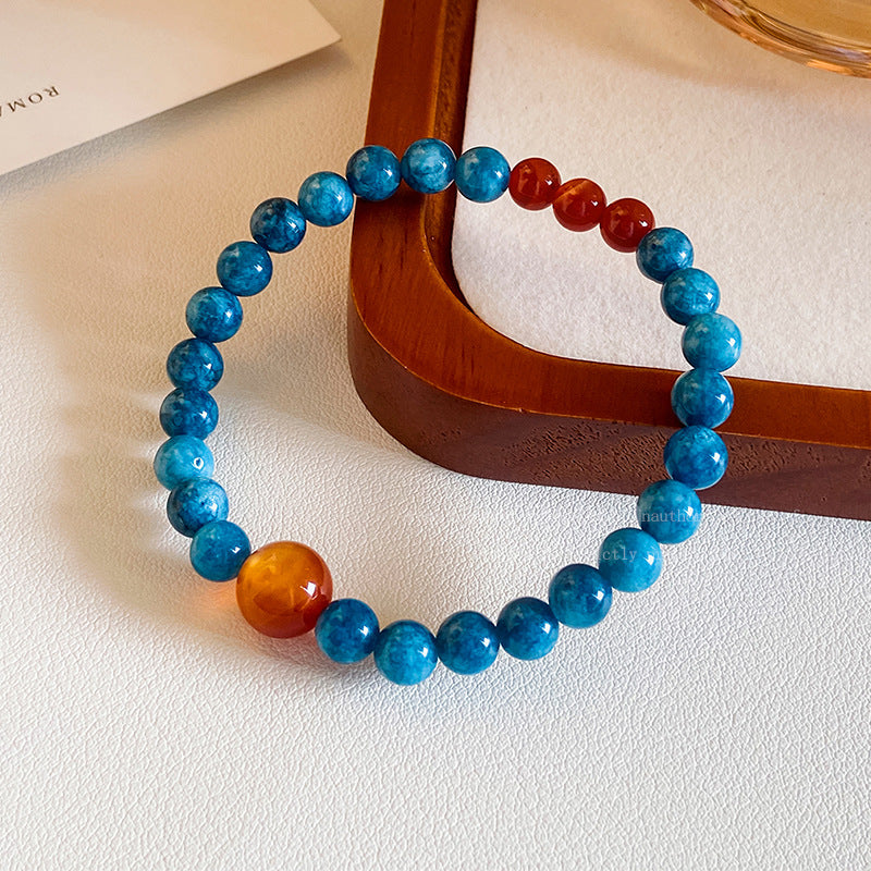 Ocean Energy Bracelet - Natural Stone Healing Crystal Bracelet