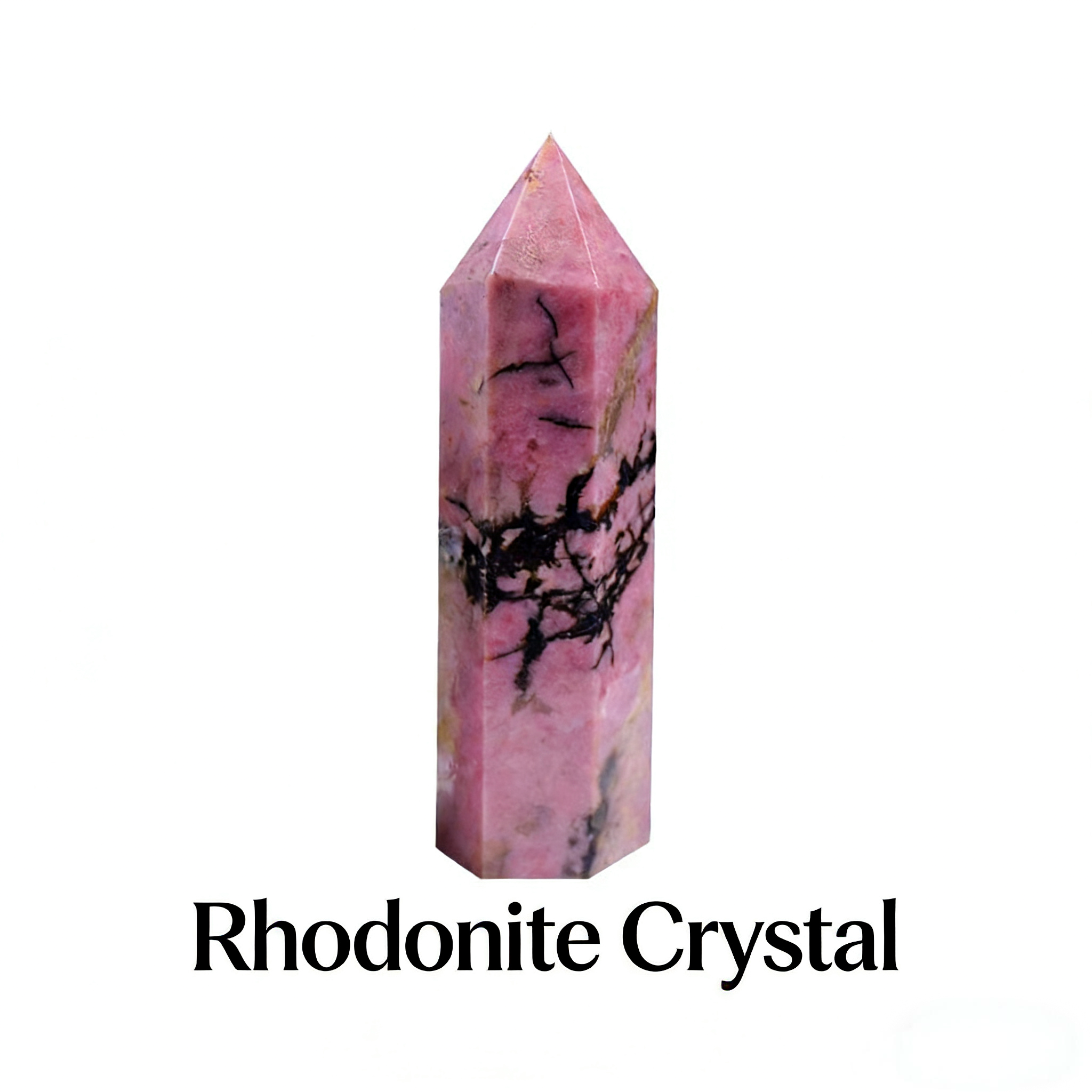 Rose Quartz Crystal Point - Romance & Love Energy