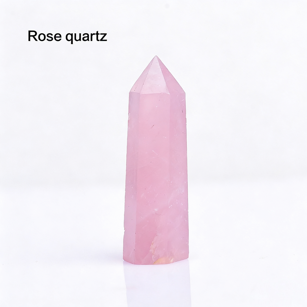Rose Quartz Crystal Point - Romance & Love Energy
