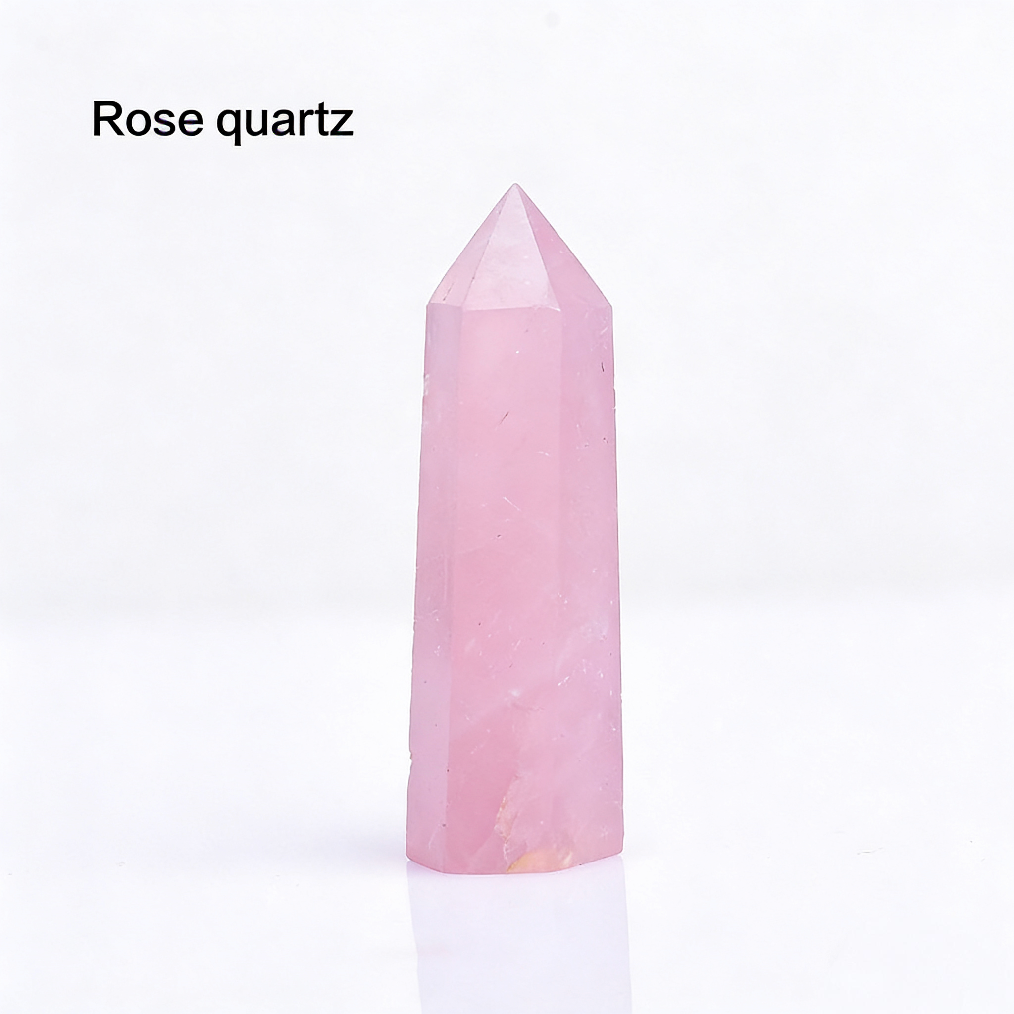 Rose Quartz Crystal Point - Romance & Love Energy