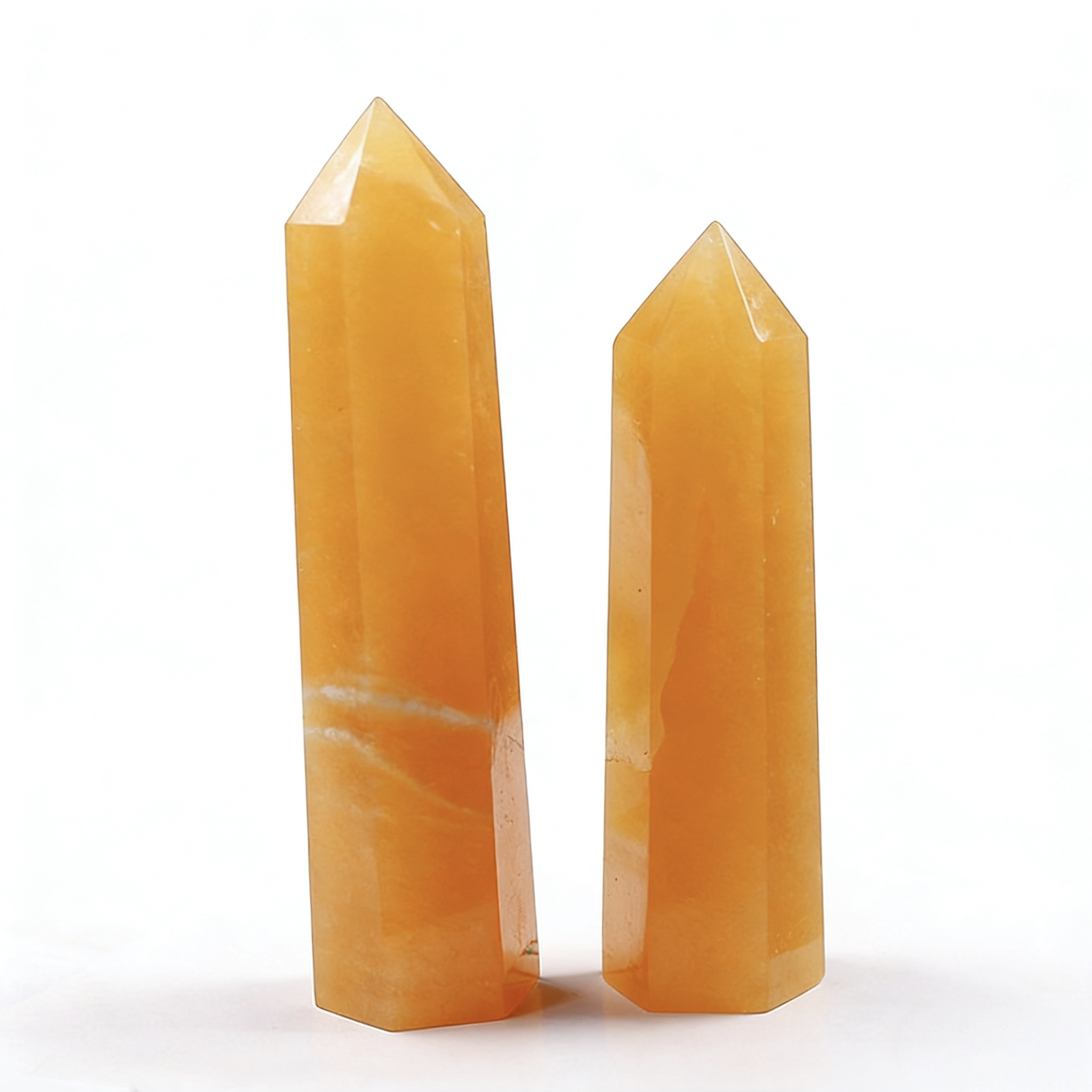 Yellow Citrine Crystal Point | Natural Abundance Stone Tower