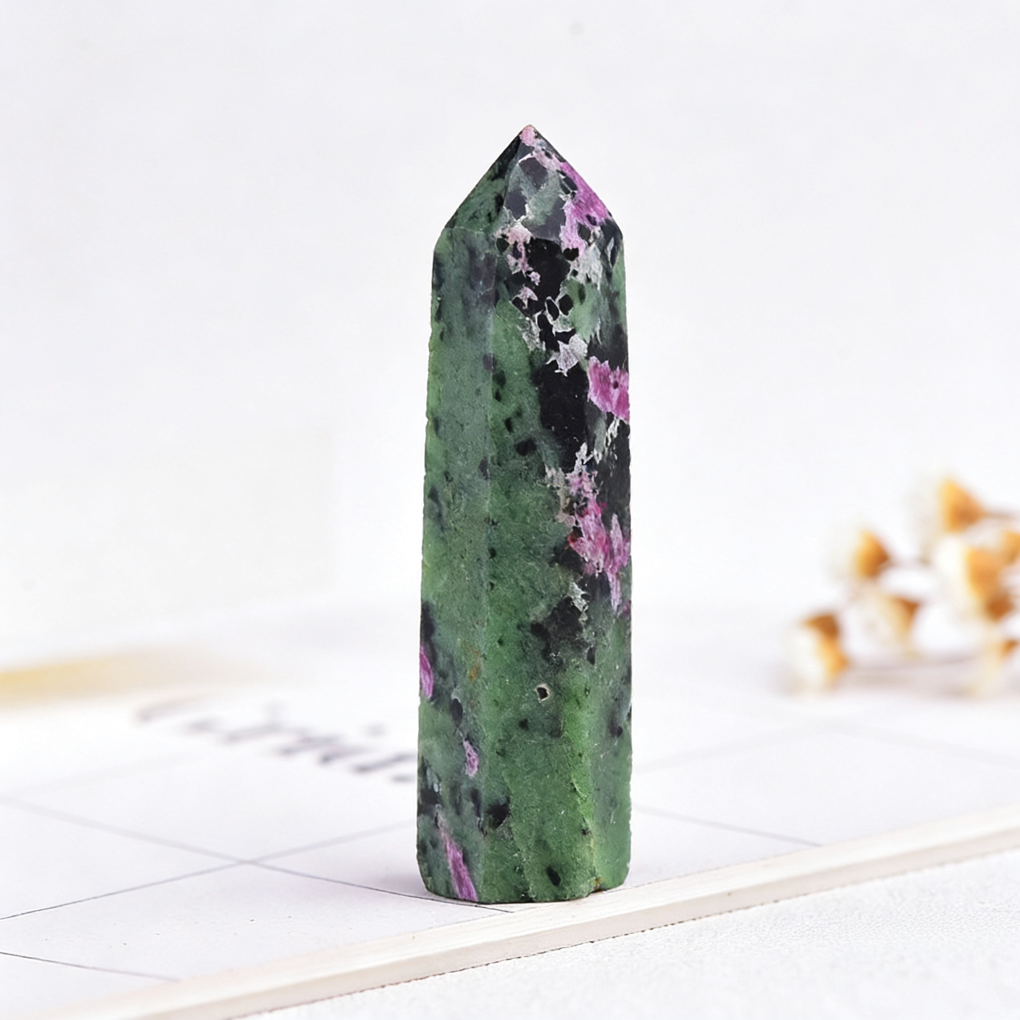 Green Crystal Collection | Natural Healing & Prosperity Stone Towers