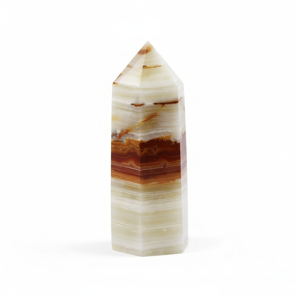 Afghan Jade Crystal Point | Natural White Jade Energy Tower